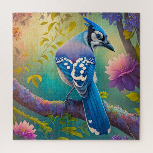Puzzle Oiseaux Fantastiques Geai Bleu