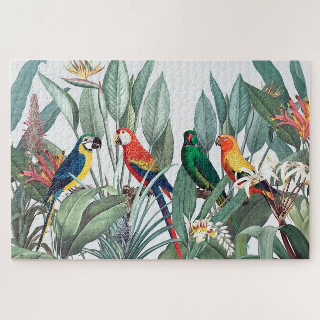 PUZZLE OISEAUX TROPICAUX (Horizontal)