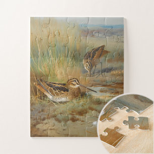 Puzzle Oiseaux vintages illustrés, Oiseaux