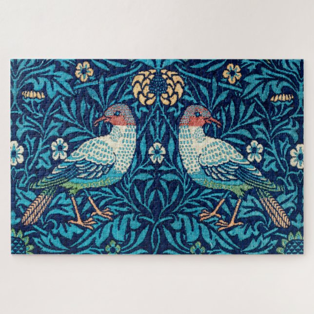 Puzzle Oiseaux, William Morris (Horizontal)
