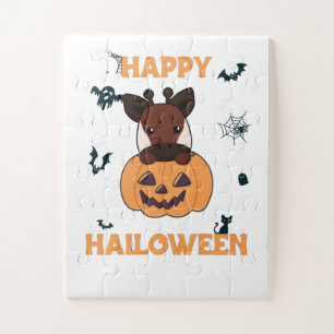 Puzzle Okapi En Citrouille Cute Okapis Joyeux Halloween