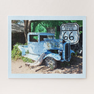Puzzle Old car on Route 66