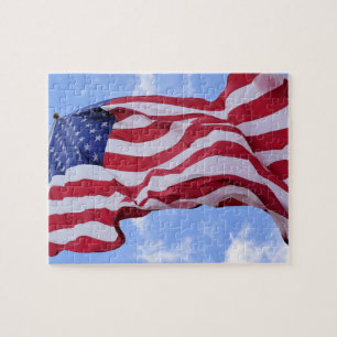 Puzzle Old Glory in the Breeze - 8x10 - 110 pcs.