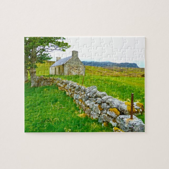 Puzzle Old Irish Cottage Galway Irlande. (Horizontal)