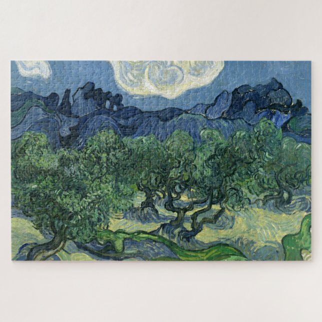 Puzzle Olive Trees par Van Gogh Peinture Art (Horizontal)