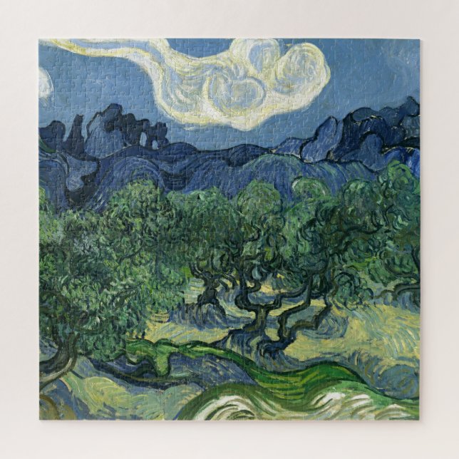 Puzzle Olive Trees par Van Gogh Peinture Art (Vertical)