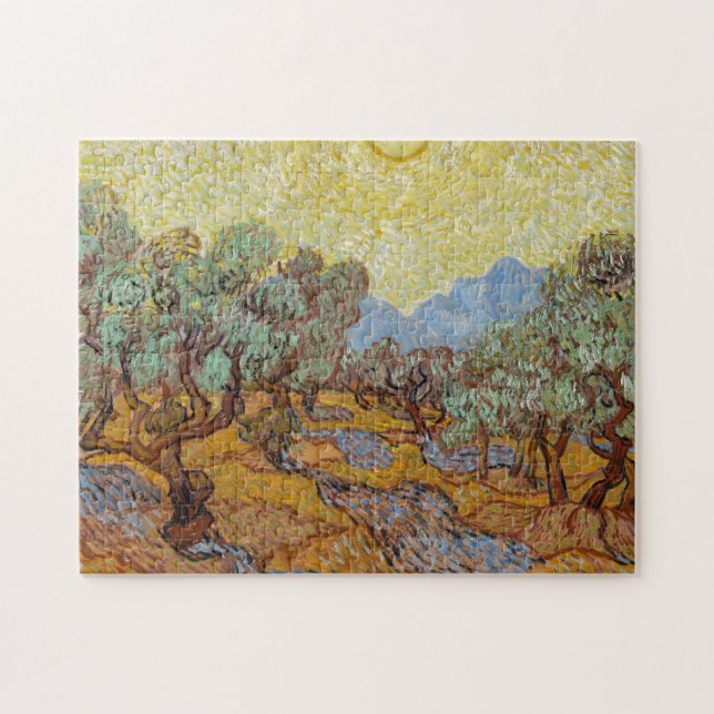 Puzzle Oliviers, 1889 par Vincent van Gogh (Horizontal)