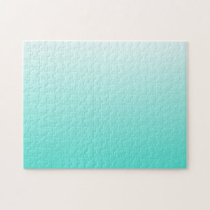 Puzzle Ombre blanche turquoise
