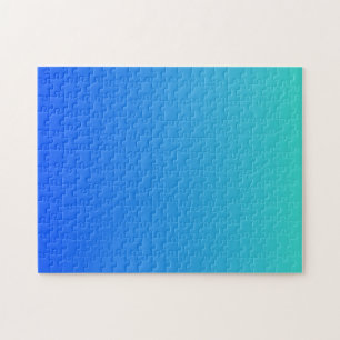 Puzzle Ombre bleu turquoise