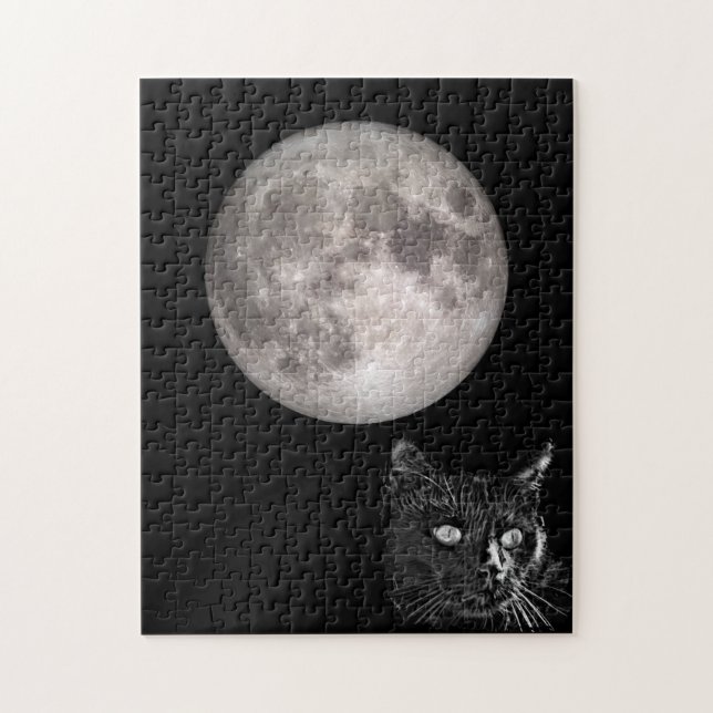 Puzzle Ombre de chat noir (Vertical)