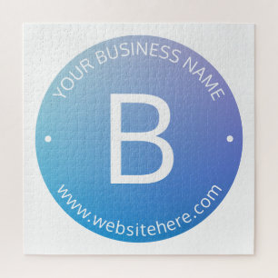 Puzzle Ombre de fond bleu et violet avec texte modifiable