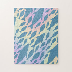 Puzzle Ombre Poisson Requin Baleine sur galaxie en pente