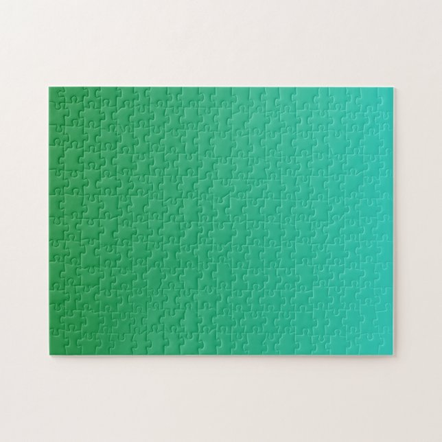Puzzle Ombre verte turquoise (Horizontal)