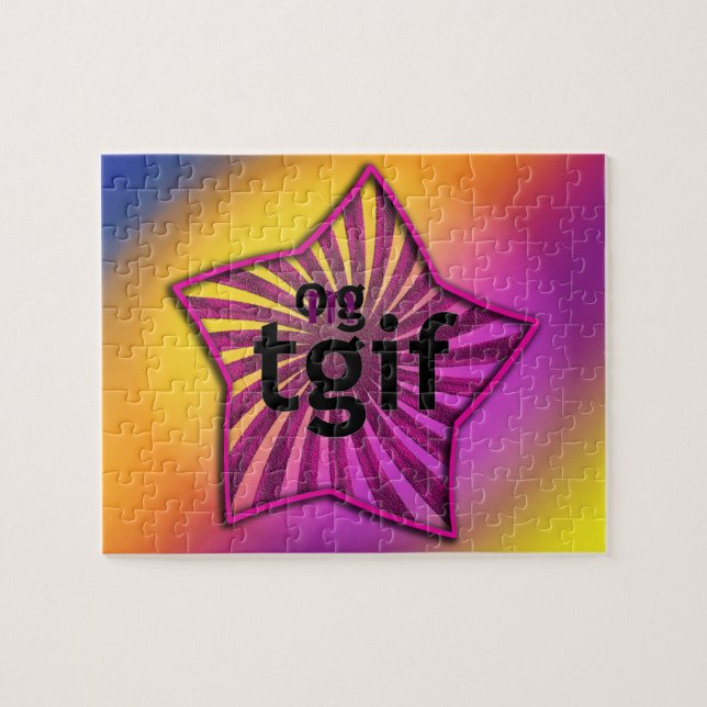 Puzzle OMG ! tgif (Horizontal)