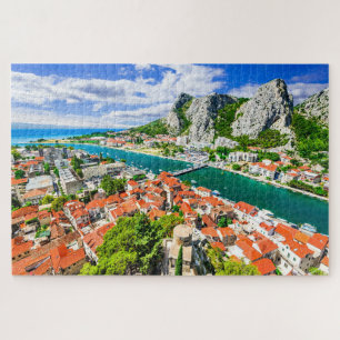 Puzzle Omis Riviera en Dalmatie, Croatie