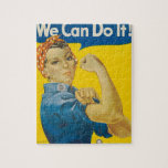 Puzzle On peut le faire ! par J. Howard Miller<br><div class="desc">"We Can Do It!" est une affiche en temps de guerre américaine de la Seconde Guerre mondiale produite par J. Howard Miller en 1943 pour Westinghouse Electric, une image inspirante pour remonter le moral des travailleuses.</div>