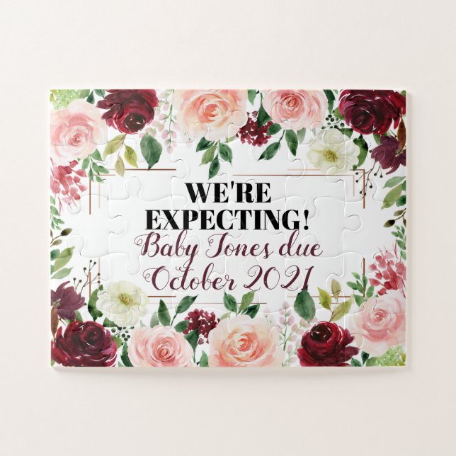 Puzzle On s'attend à une révélation unique de grossesse p (Horizontal)