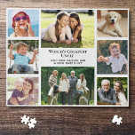Puzzle Oncle Photo Collage<br><div class="desc">Donnez au meilleur oncle du monde jamais un puzzle personnalisé amusant avec un collage photo de 8 de ses nièces,  neveux,  autres membres de la famille,  animaux domestiques,  etc.,  leurs noms et "le plus grand oncle du monde".</div>