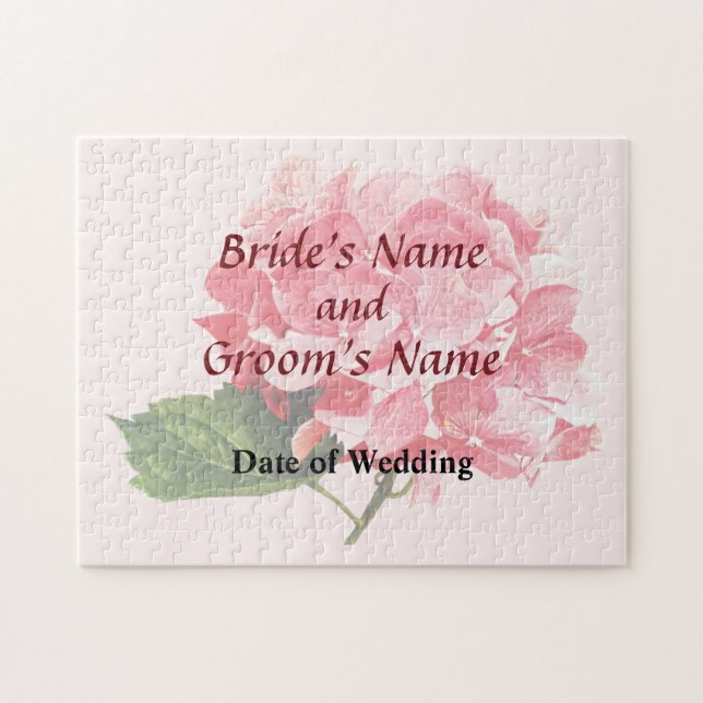 Puzzle One Hydrangea Cluster Wedding Products (Horizontal)