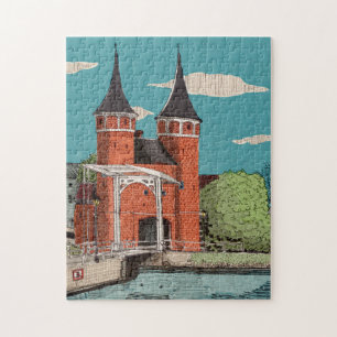 Puzzle Oosterpoort Porte Est Delft Pays-Bas