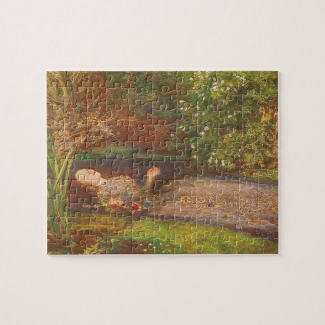 Puzzle Ophélie de Millais, Art Victorien Vintage (Horizontal)
