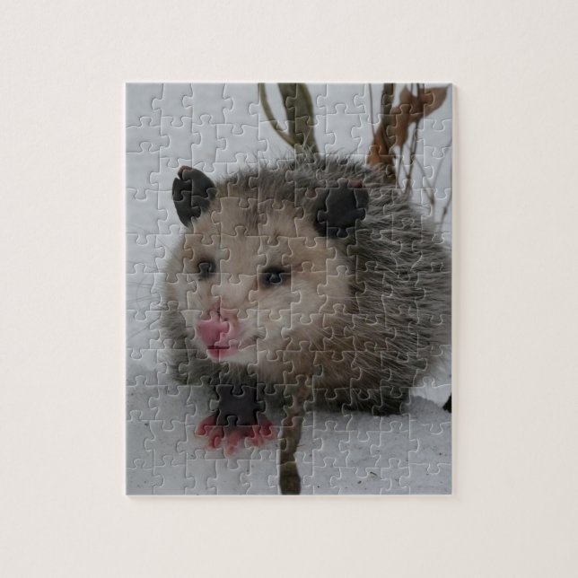 Puzzle Opossum de neige (Vertical)