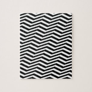 Puzzle Optical Illusion Black White Chevron Patterns Cool