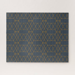 Puzzle Or, simple, moderne, cool, lignes tendance géométr