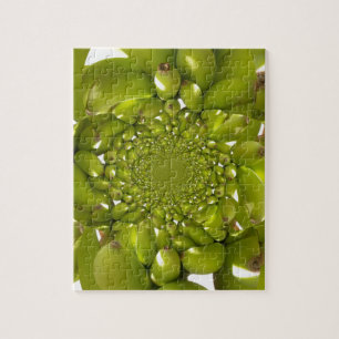 Puzzle Or vert : Banane Twist Tropical Kaleidoscope