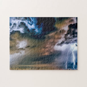 Puzzle Orages en Californie.