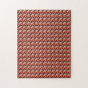 Puzzle Orange Diamant Gemstone Art, Orange