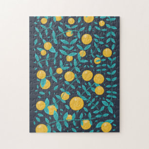 Puzzle Orange Fruit Vintage