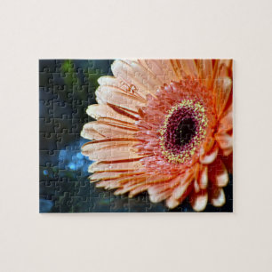 Puzzle Orange Gerbera Flower Photographie