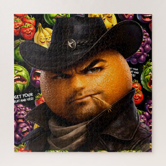 Puzzle Orange get your fruit and veg premium 1000 piece j (Vertical)