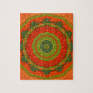 Puzzle Orange Twirl