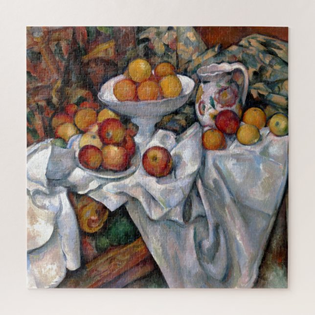 Puzzle Oranges à vie morte - Paul Cezanne Peinture Art (Vertical)