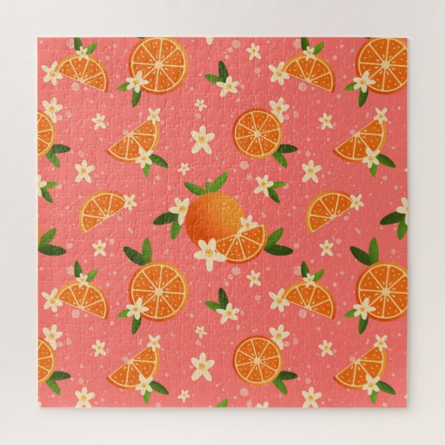 Puzzle Oranges et fleurs d'oranges (Vertical)
