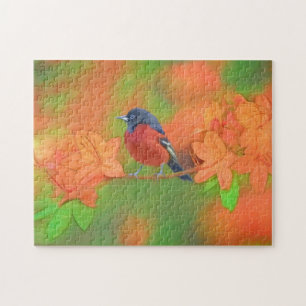 Puzzle Orchard Oriole Songbird Peinture Oiseau original