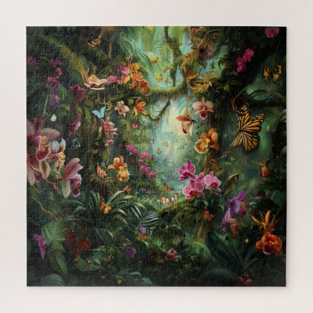 Puzzle Orchidées de la forêt tropicale (Vertical)