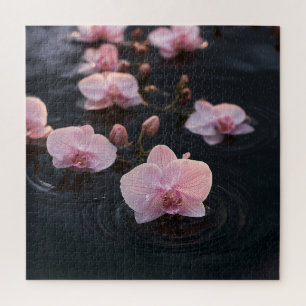 Puzzle Orchidées sur eau calme