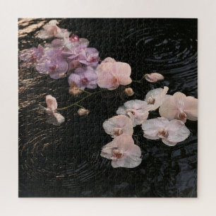 Puzzle Orchidées sur eau calme