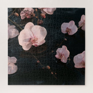 Puzzle Orchidées sur eau calme