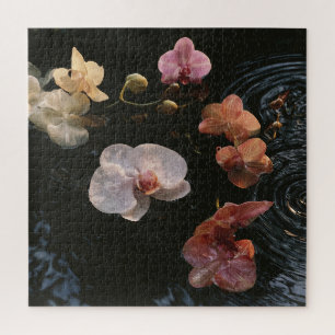 Puzzle Orchidées sur eau calme