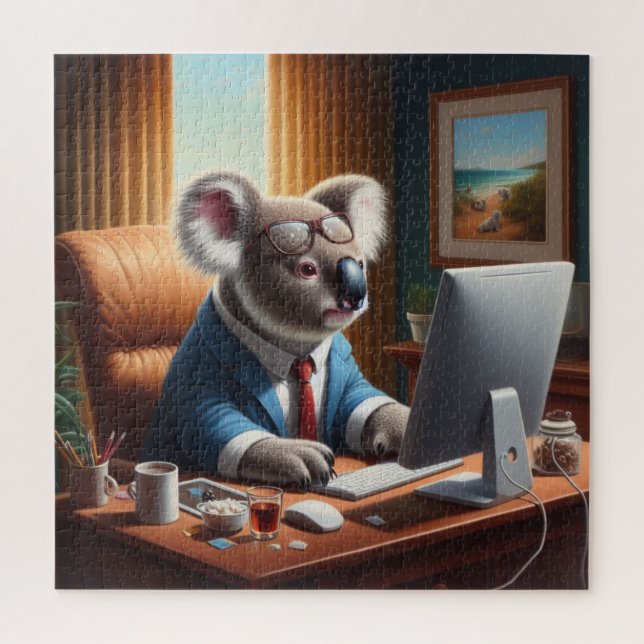 Puzzle Ordinateur Koala (Vertical)