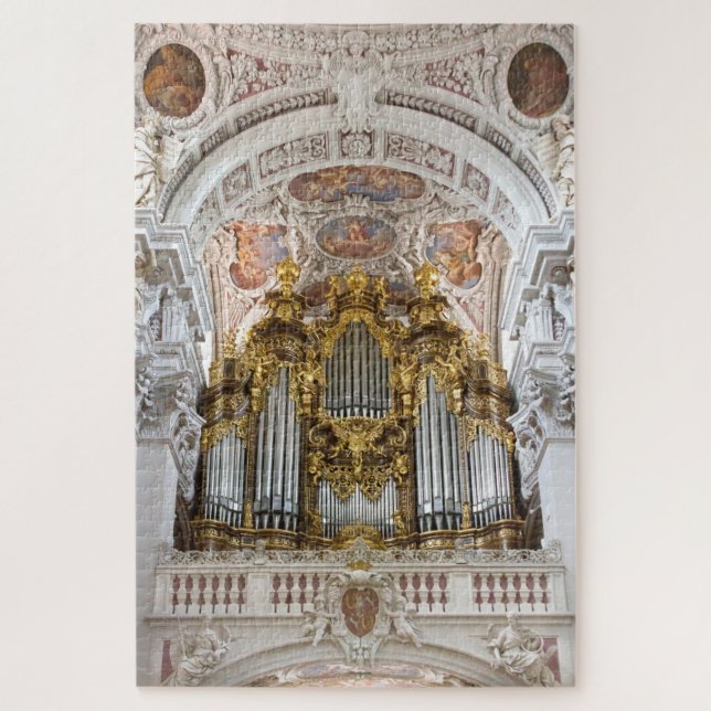 Puzzle Organe de tuyau dans la cathédrale de Passau, (Vertical)