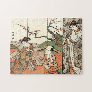 Puzzle Oriental japonais geisha maiko ukiyo-e art