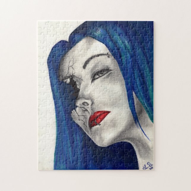 Puzzle original admirablement cassé d'art (Vertical)