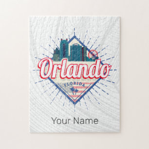 Puzzle Orlando Florida États-Unis Skyline Vintage USA