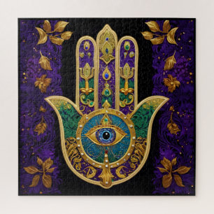 Puzzle Ornate Gold Troisième Oeil Hamsa