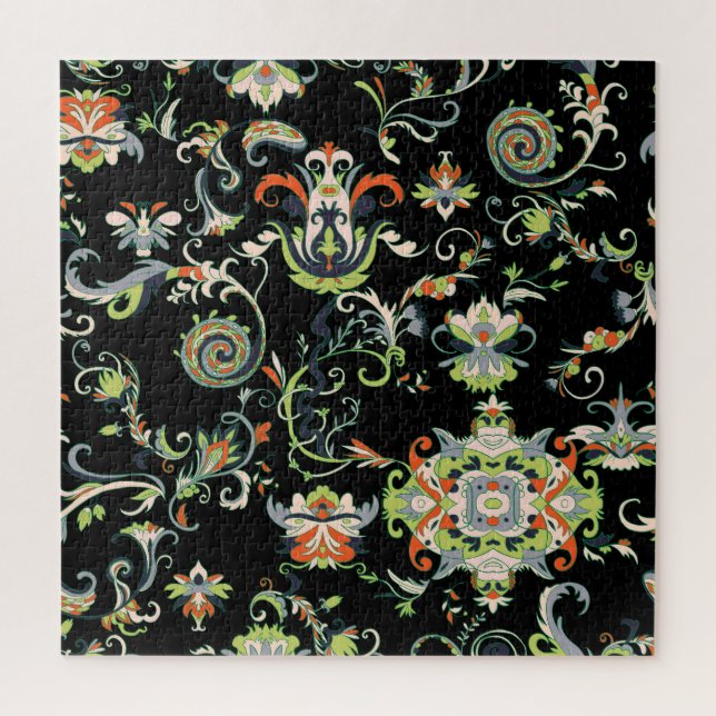 Puzzle Ornement Floral Arabe : Traditionnel (Vertical)